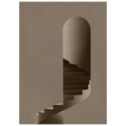 Paper Collective designové moderní obrazy The Tower (120 x 168 cm)