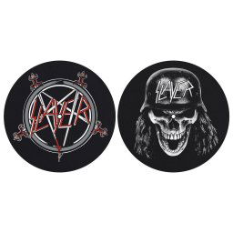 podložka na gramofon (set 2ks) SLAYER - PENTAGRAM - VVEHRMACHT - RAZAMATAZ - SM023