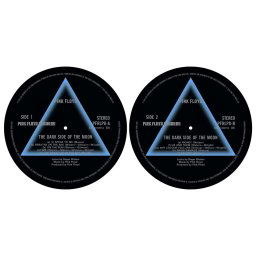 podložka na gramofon (set 2ks) PINK FLOYD - DARK SIDE OF THE MOON - RAZAMATAZ - SM025
