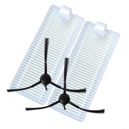 HEPA filtry a kartáčky pro ROWENTA X-Plorer S65, S70+, S75s, S135, S140, S275, S280 a další, 2+2ks