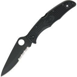 Spyderco nůž zavírací ENDURA 4 kombinované ostří ČERNÝ