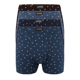 Eliáš boxerky bambus FM6714 - 4bal 5XL vícebarevná