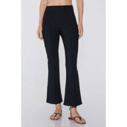 Tezenis Pantalone Trombetta in Tela Elasticizzata Žena Cerná Größe L