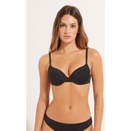 Tezenis Bikinová Push-upka s Vycpávkou z Recyklovaného Mikrovlákna Žena Cerná Größe 2