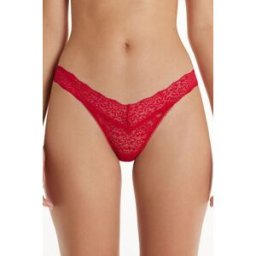 Tezenis Vykrojená Tanga z Recyklované Krajky Žena Cervená Größe L