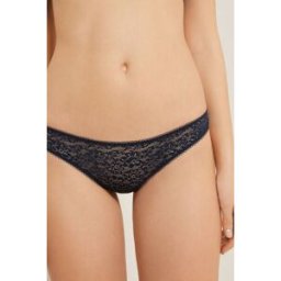 Tezenis Brazilky z Recyklované Bavlny Žena Modrá Größe L