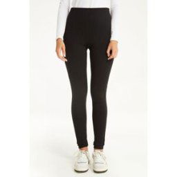 Tezenis Legíny Basic s Milánským Stehem Žena Cerná Größe XL