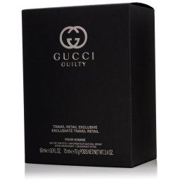 Gucci Guilty Pour Homme dárková sada Toaletní voda 90 ml + deostick 75 ml + balzám po holení 50 ml
