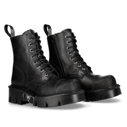 boty NEW ROCK - CRUST NEGRO - M.MILI083C-C20