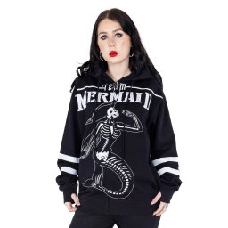 mikina dámská HEARTLESS - TEAM MERMAID - BLACK - POI1325