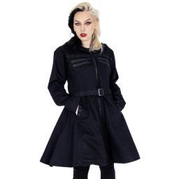 kabát dámský POIZEN INDUSTRIES - MARION - BLACK - POI1324