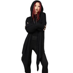 svetr dámský (cardigan) KILLSTAR - Veiled Sins - Black - KSRA009661