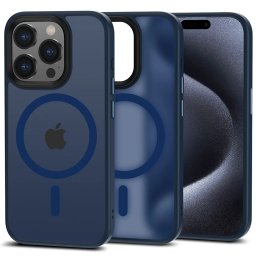 Pouzdro Tech-Protect Magmat MagSafe iPhone 15 Pro Max - Matte Navy