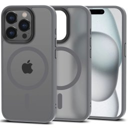 Pouzdro Tech-Protect Magmat MagSafe iPhone 15 Pro Max - Matte Titanium