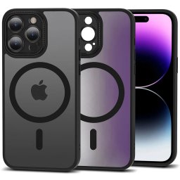 Pouzdro TECH-PROTECT MAGMAT CAM+ MAGSAFE IPHONE 15 PRO MAX MATTE černé