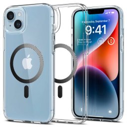 Pouzdro Spigen Ultra Hybrid MagSafe Apple iPhone 14 Plus - Carbon Fiber