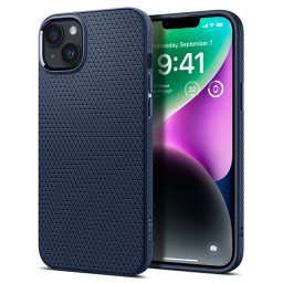 Pouzdro Spigen Liquid Air Apple iPhone 14 Plus - Modré