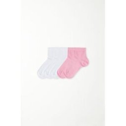 Tezenis 5 Párů Krátkých Dětských Ponožek z Lehké Bavlny Unisex Unisex Multicolor Größe 34-36