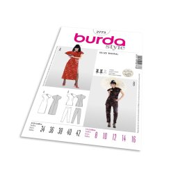 Střih Burda 2773 - Asiatka, Suzi Wong, kimono
