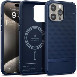 Pouzdro SPIGEN CASEOLOGY PARALLAX MAG MAGSAFE IPHONE 15 PRO MAX - Modré