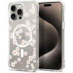 Spigen Cyrill Cecile Mag MagSafe iPhone 15 Pro Max bílé Daisy
