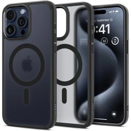 Pouzdro Spigen Ultra Hybrid MagSafe iPhone 15 Pro Max - Frost Black