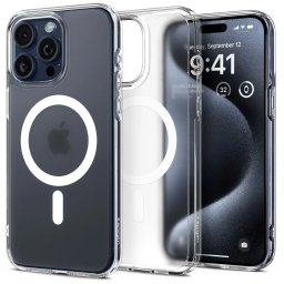 Pouzdro Spigen Ultra Hybrid MagSafe iPhone 15 Pro Max - Frost Clear