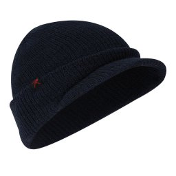 ROTHCO čepice WATCH BRIM pletená s kšiltem MODRÁ