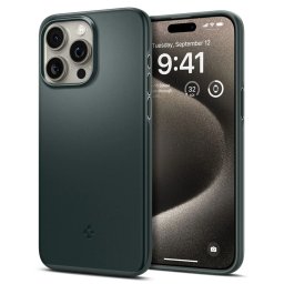 Pouzdro Spigen Thin Fit na iPhone 15 Pro Max - Abyss Green