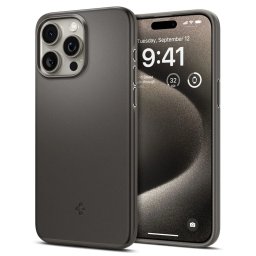 Pouzdro Spigen Thin Fit na iPhone 15 Pro Max - Gunmetal