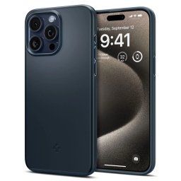 Pouzdro Spigen Thin Fit na iPhone 15 Pro Max - Metla Slate