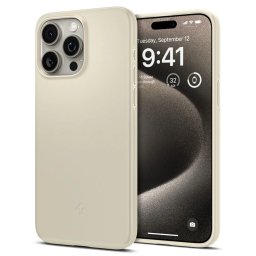 Pouzdro Spigen Thin Fit na iPhone 15 Pro Max - Mute Beige