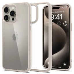 Pouzdro Spigen Ultra Hybrid iPhone 15 Pro Max - Natural Titanium