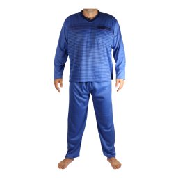 Standa pyžamo pánské dlouhé V2401 XXL tmavě modrá