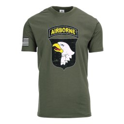 Triko 101st AIRBORNE ZELENÉ vel. L