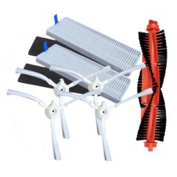 7ks Kartáče, HEPA filtry pro ROWENTA Explorer S20, S40, S45, S50 X-plorer, Eta Felix, Fido sada