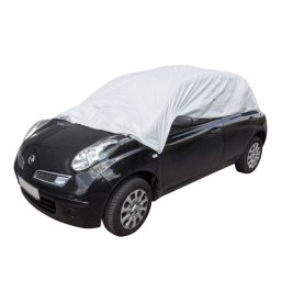 DEMA Ochranná plachta na auto, pologaráž pro sedan 24462D