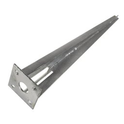DEMA Natloukací kotevní patka na sloupek s upínací plochou 34 mm 30435D
