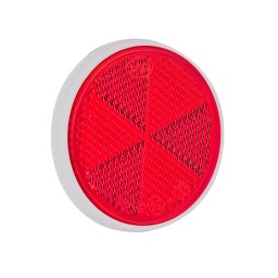 DEMA Okrúhla odrazka samolepiaca 60 mm červená 69035D