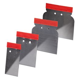 DEMA Stěrky, japonské špachtle 50 / 80 / 100 / 120 mm, 4-dílná sada 20324D