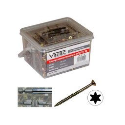 Vintec Šrouby do dřevotřísky 4x50 T20, 385 ks 75002V