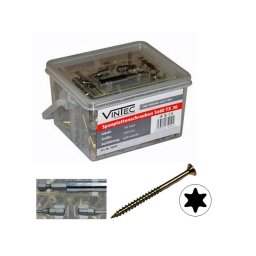 Vintec Šrouby do dřevotřísky 5x60 T25, 195 ks 75010V