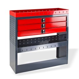 DEMA Regálový systém do auta, 3 zásuvky 105x35x109 cm 40746DGE