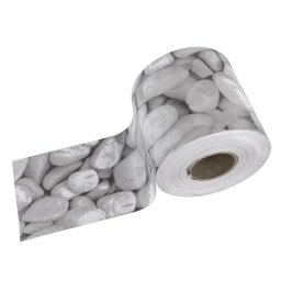 DEMA Krycí páska na plotový panel PVC 70x0,19 m, mramor oblázek 30850D