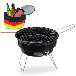 DEMA Přenosný gril s chladící taškou 2v1 Deutschland 17581D
