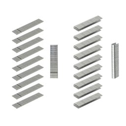 DEMA Spony do sponkovačky kulaté 6x12 mm a hřebíky ve tvaru T 13,6x1,1 mm 21536D