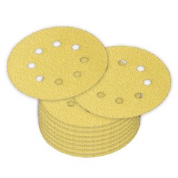 DEMA Brusný papír pro excentrickou brusku 125 mm P40, 10 ks 22512D