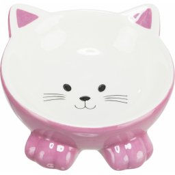 Zvýšená keramická miska kočičí hlava 14 cm, 150 ml Barva: purpurová