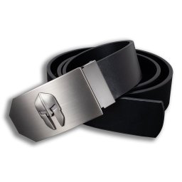Opasek kožený přezka SPARTAN zkosená 40 mm ČERNÝ vel. 130