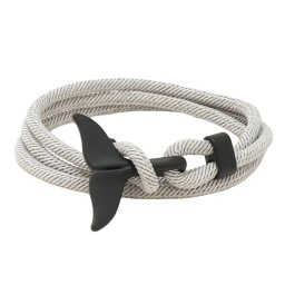 Gaira® Náramek Černá ploutev 3210, Barva šedá